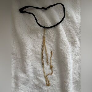 Elegant Black and Gold Women's thigh chain